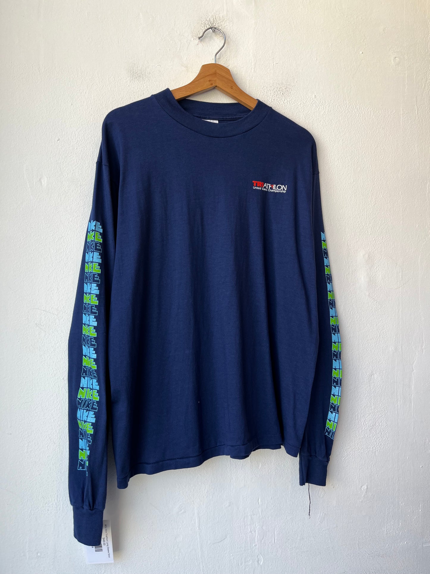 80's Nike Triathlon Long Sleeve Shirt