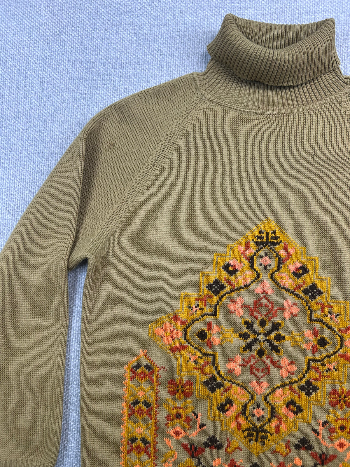 70's Wool Turtle Neck Sweater