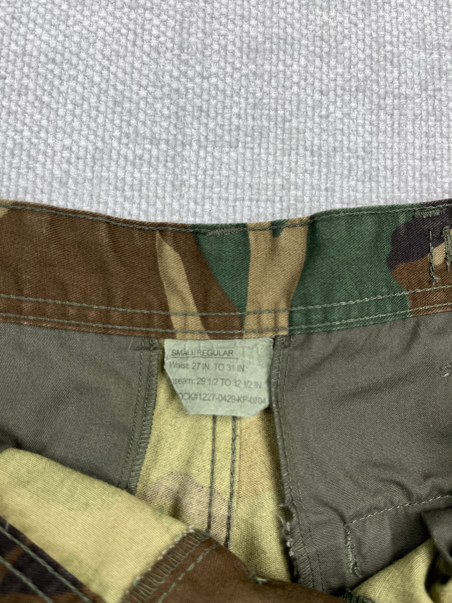 Y2K Camo BDU Pants 25-29”