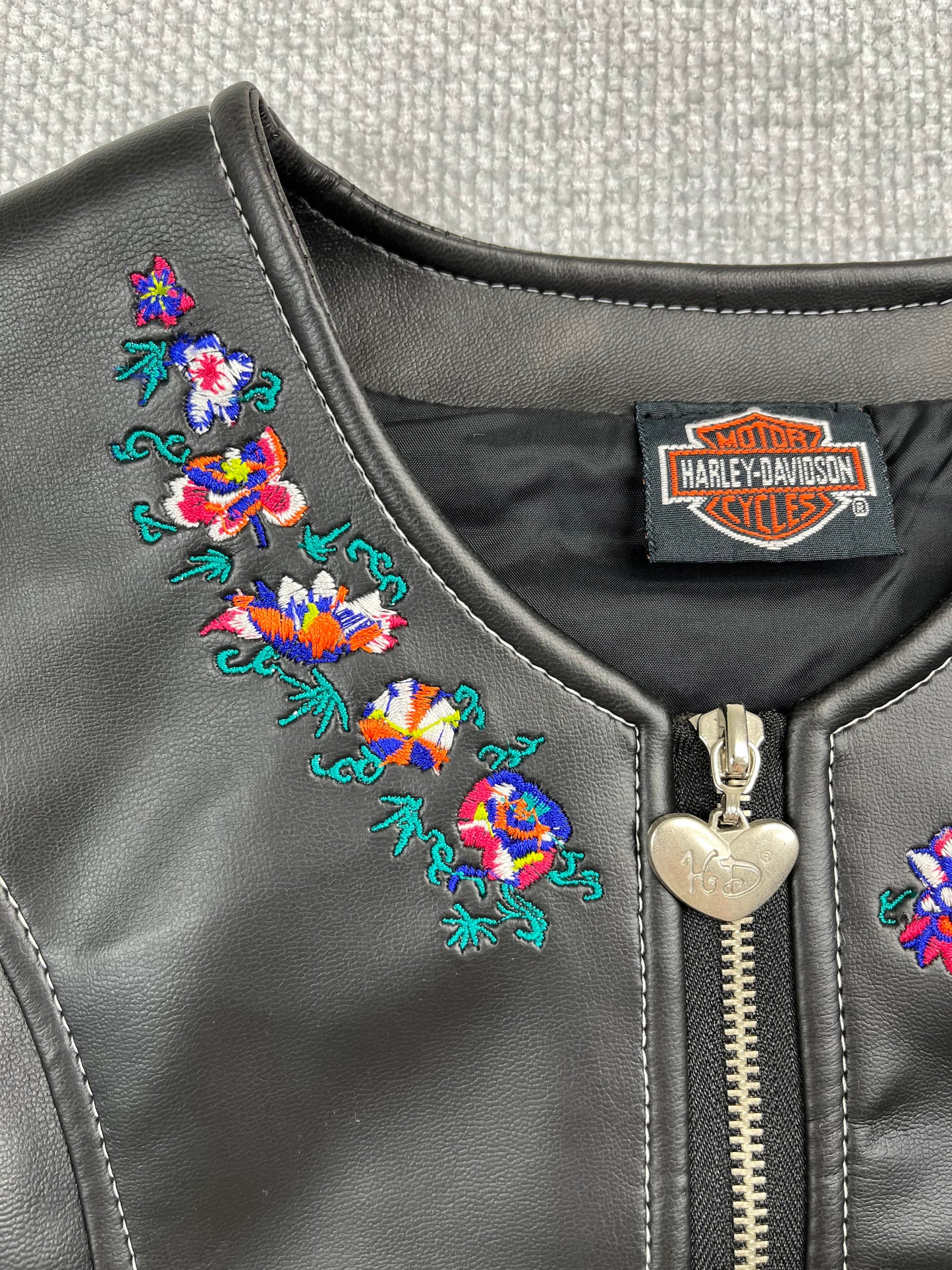 Y2K HD Embroidered Vest