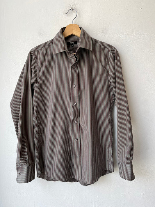 Y2K Pinstripe Dress Shirt