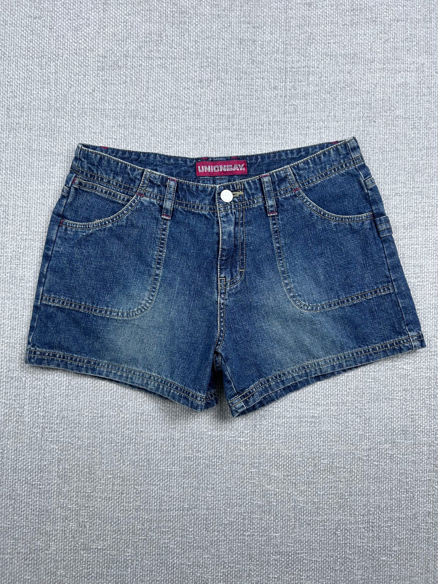 Y2K Denim Mini Shorts 29"