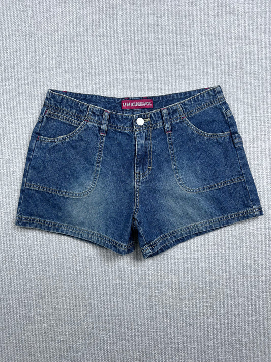 Y2K Denim Mini Shorts 29"