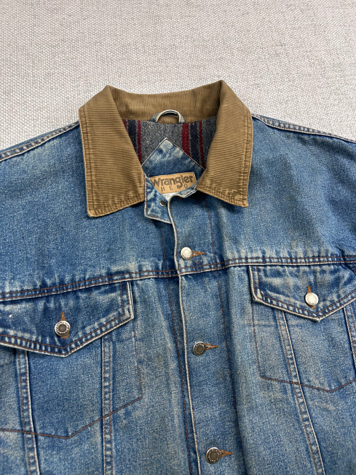 90's Wrangler Blanket Lined Denim Jacket