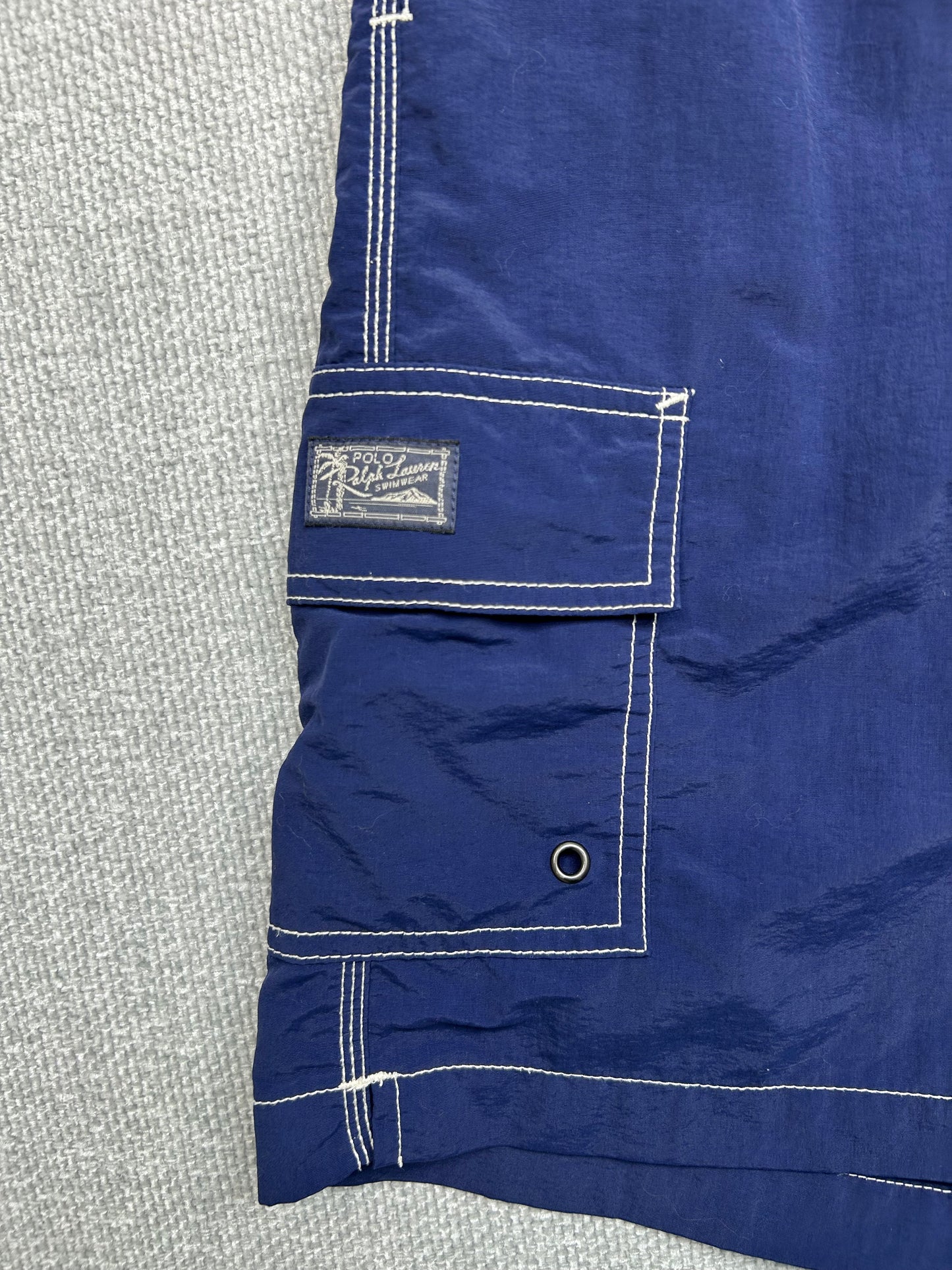 Y2K Polo Swim Trunks 32-34”