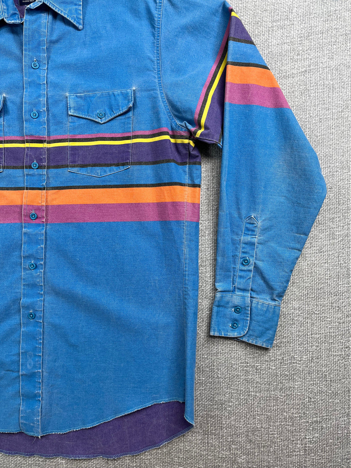 90's Wrangler BrushPopper Striped Shirt
