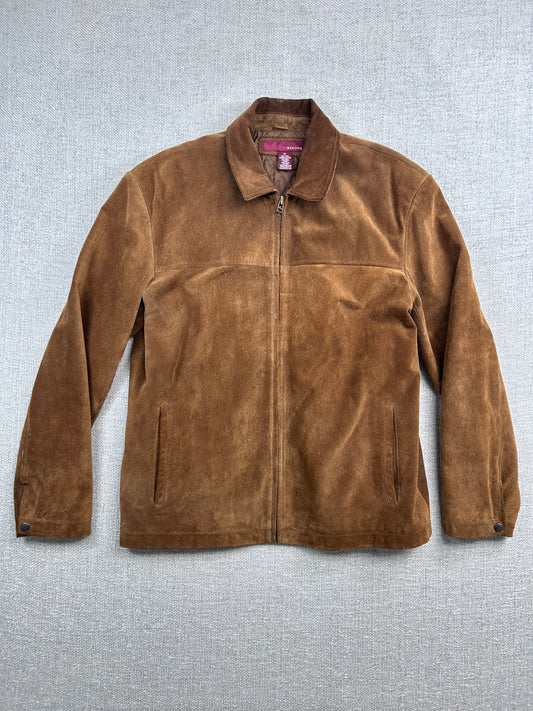 Y2K Brown Suede Jacket