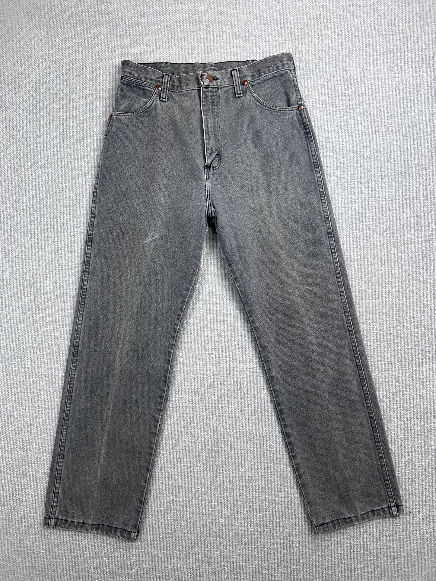 90's Faded Gray Wrangler Jeans 28"
