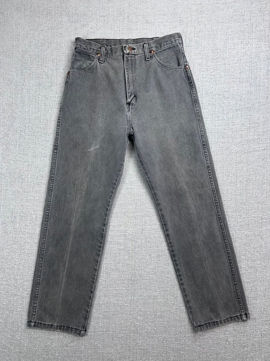 90's Faded Gray Wrangler Jeans 28"