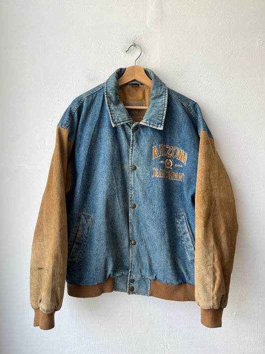 90's Arizona Suede Bomber Jacket