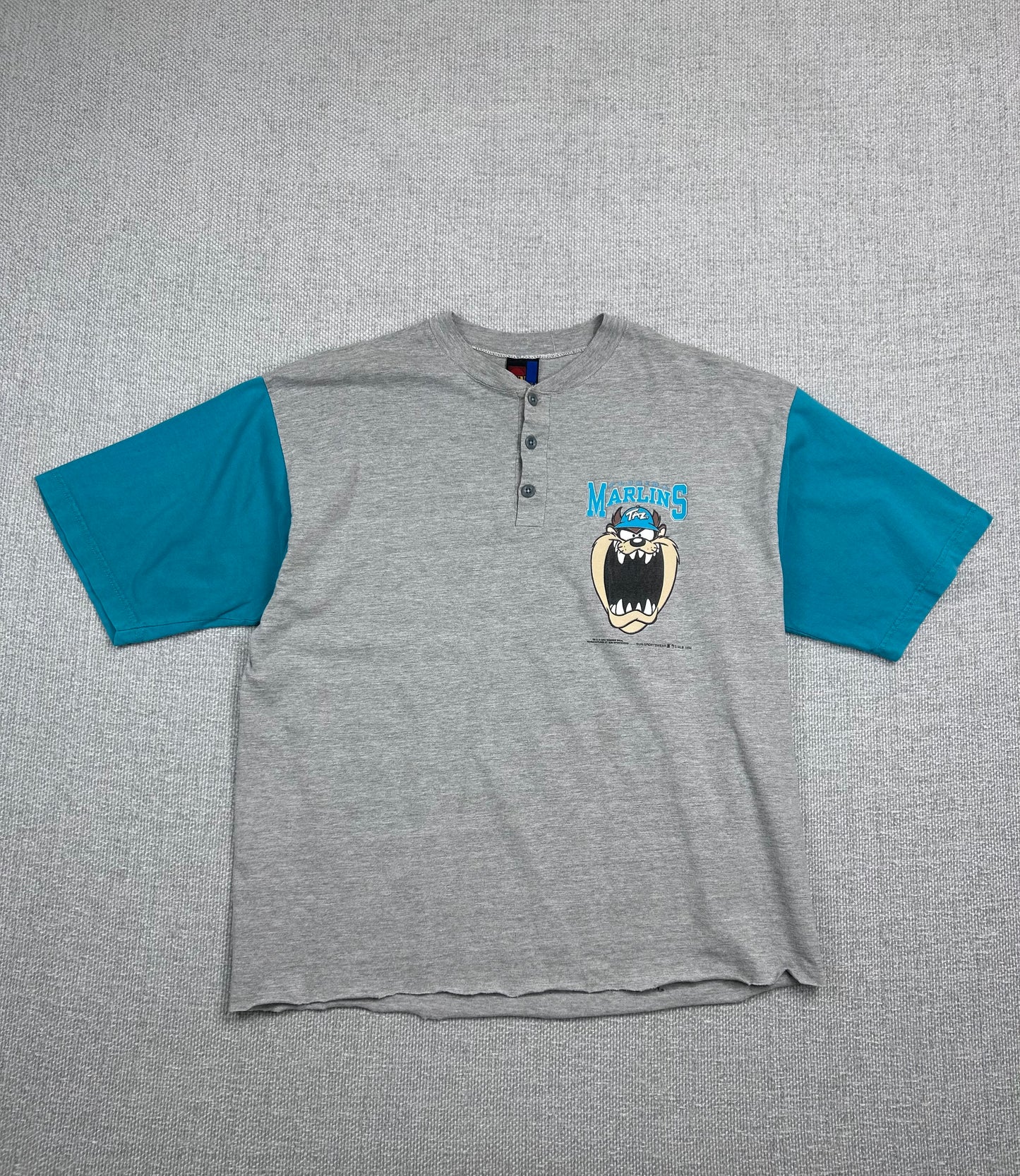1994 Florida Marlins Taz Baseball Shirt