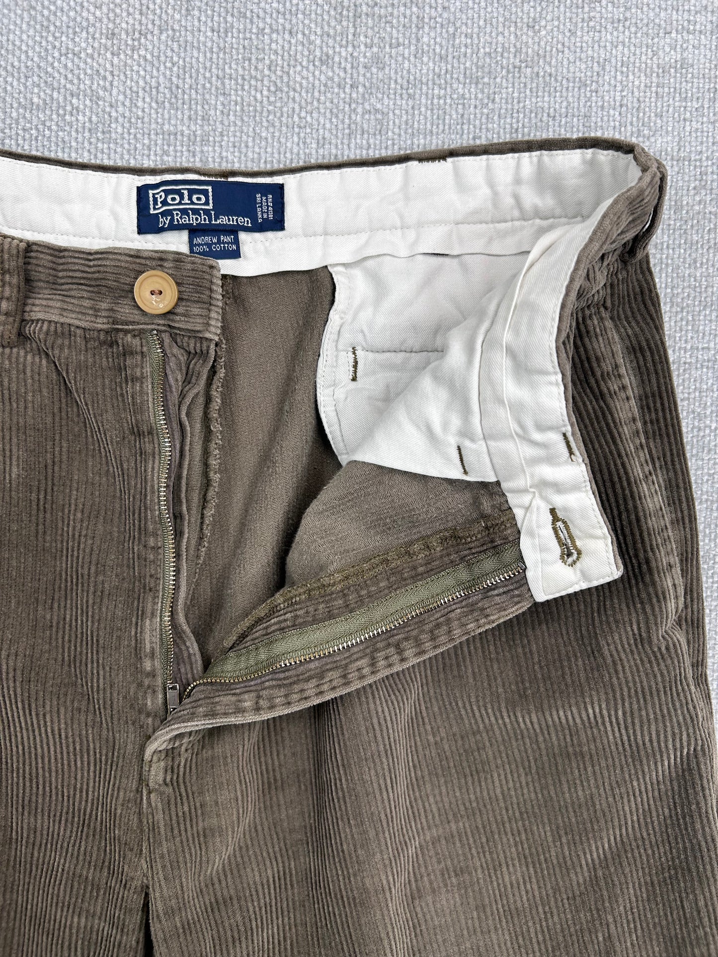 90's Ralph Lauren Corduroy Pants 32"
