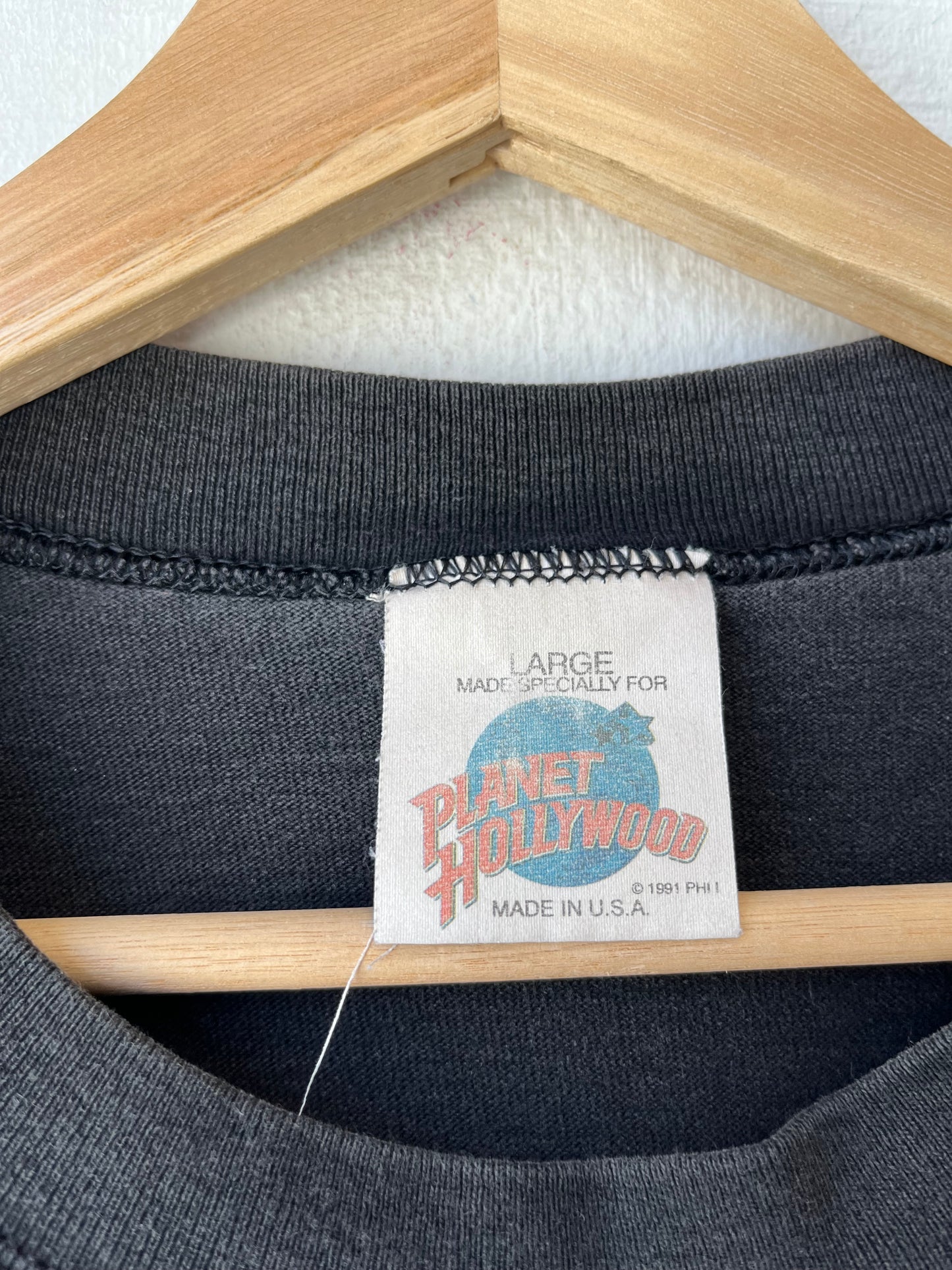 1991 Planet Hollywood Cutoff T-Shirt