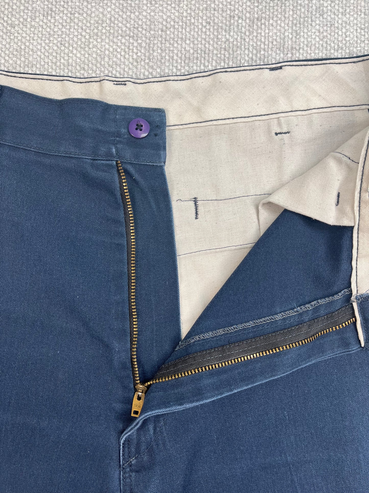 Y2K Navy Work Pants 34”