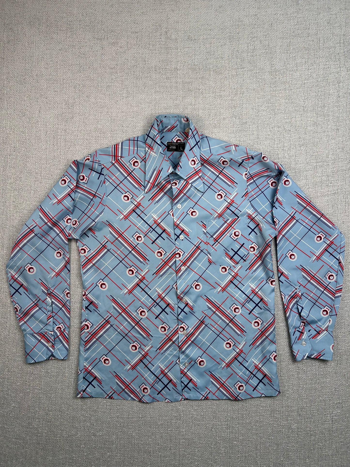 70's Pattern Button Up Shirt