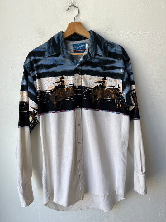 90's Wrangler Pearl Snap Shirt