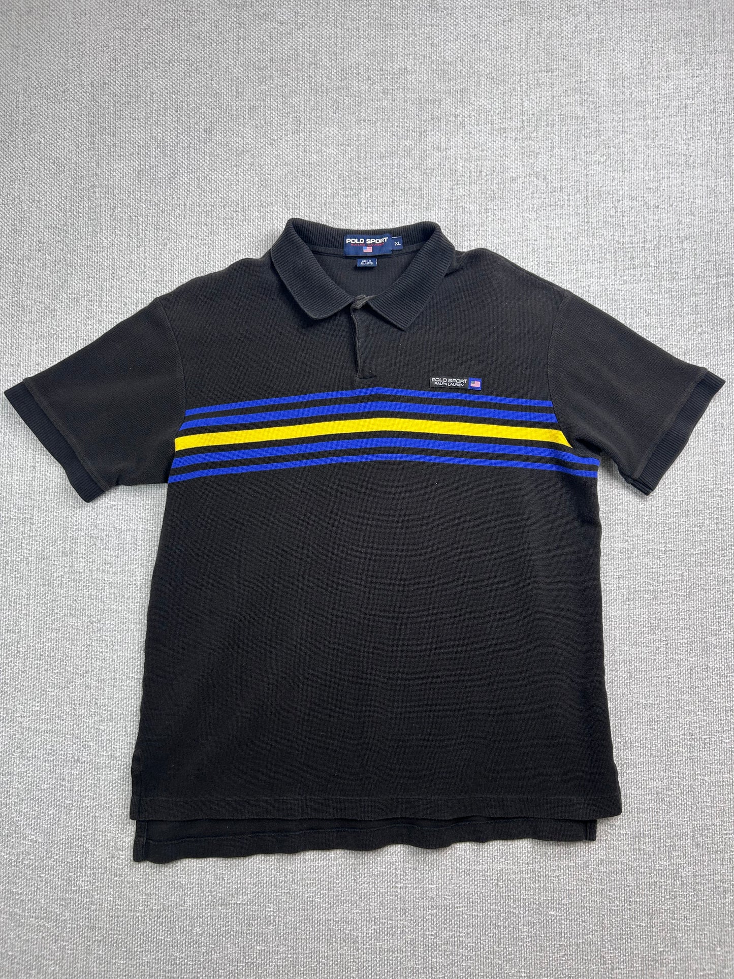 Y2K Polo Sport Striped Polo