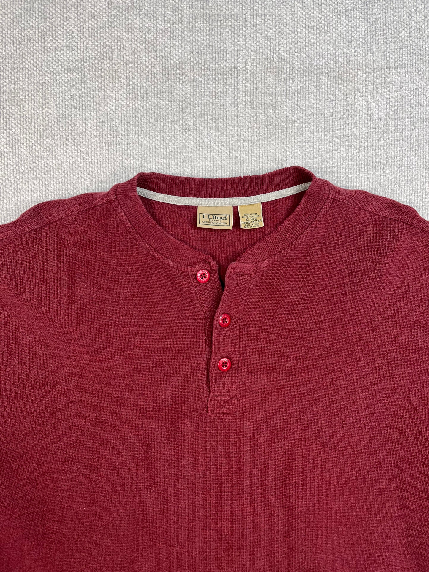 Y2K L.L. Bean Henley Shirt