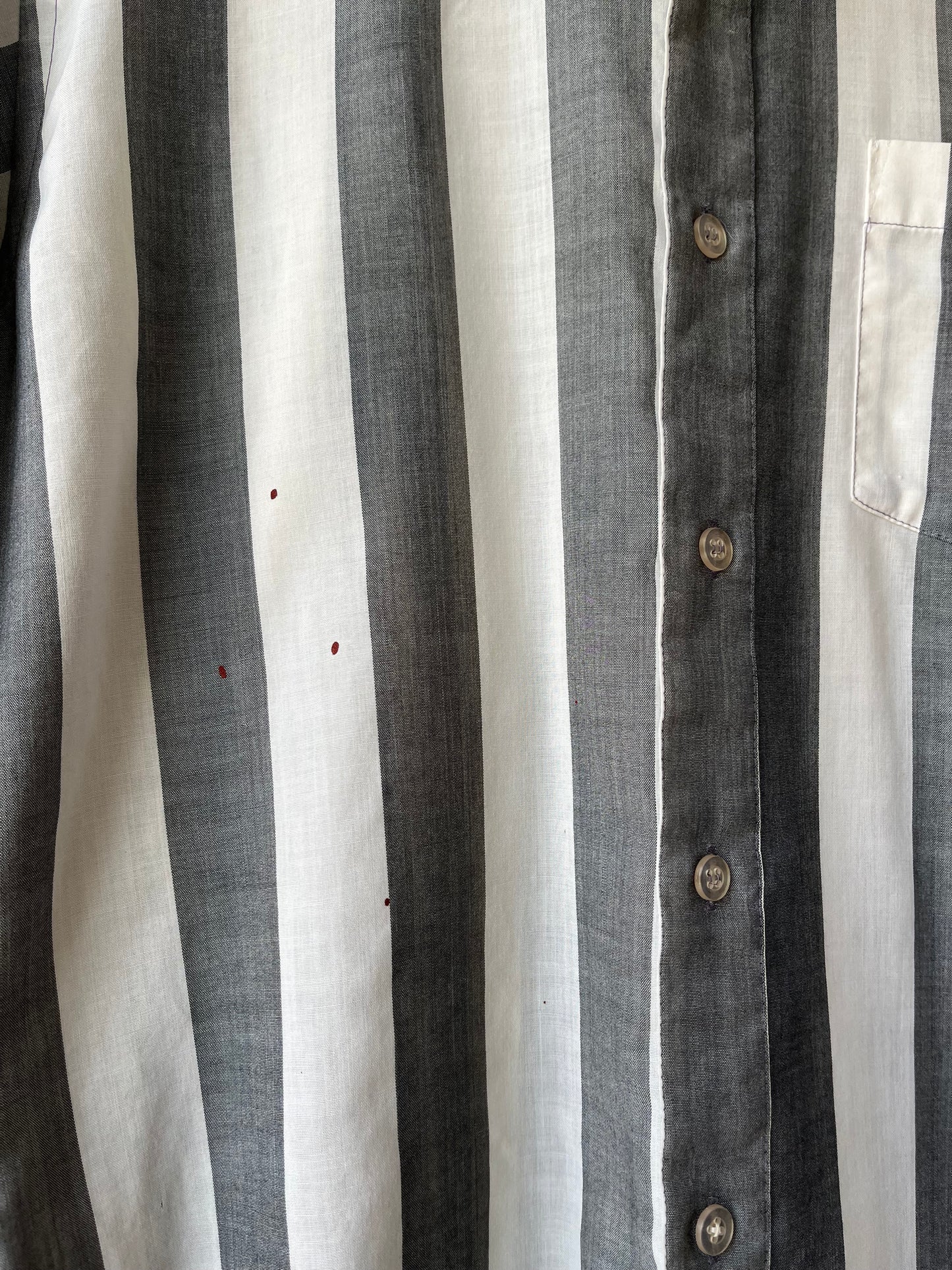 90's Striped Button Down Shirt