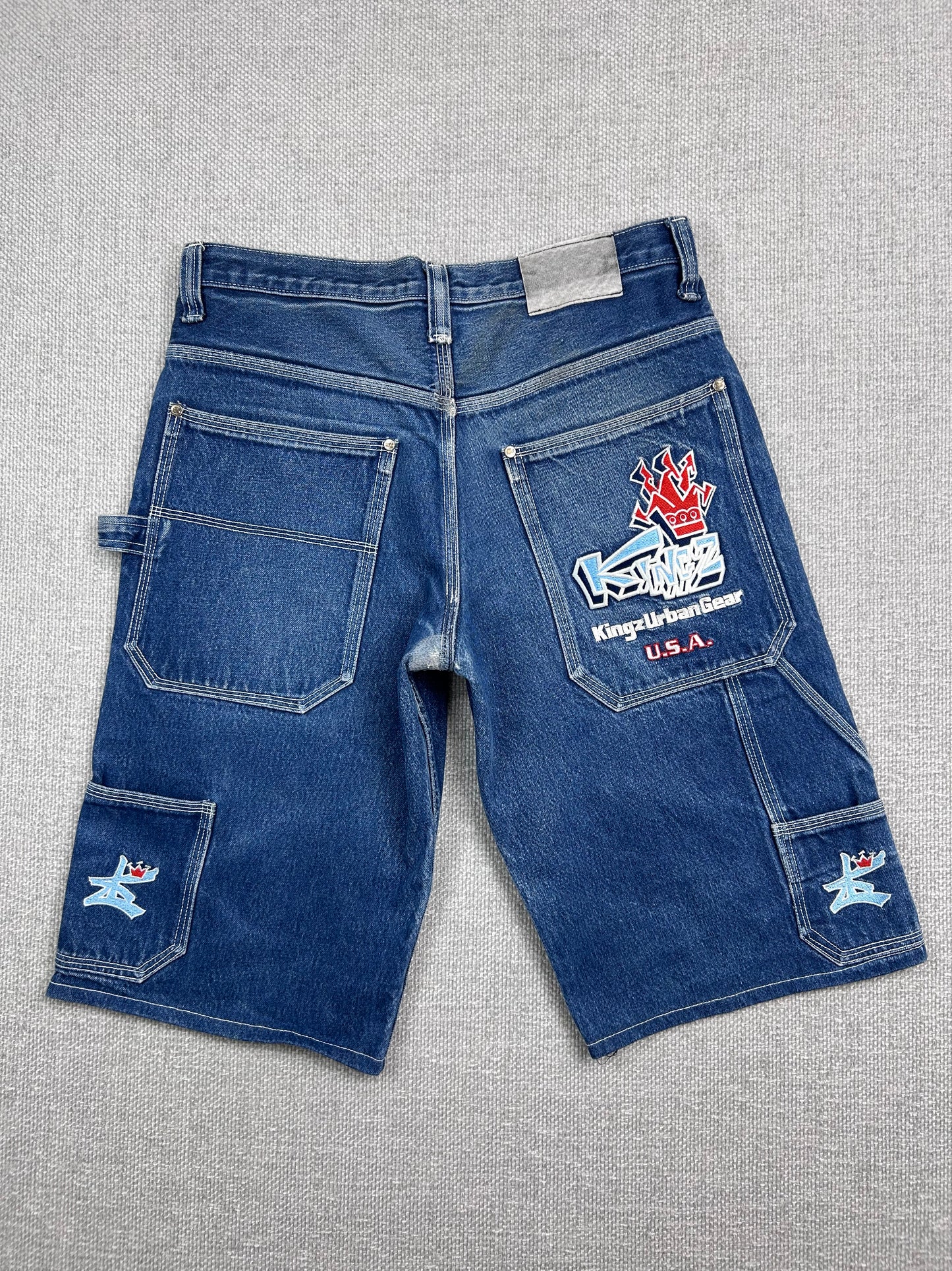 Y2K Baggy Denim Shorts 32"