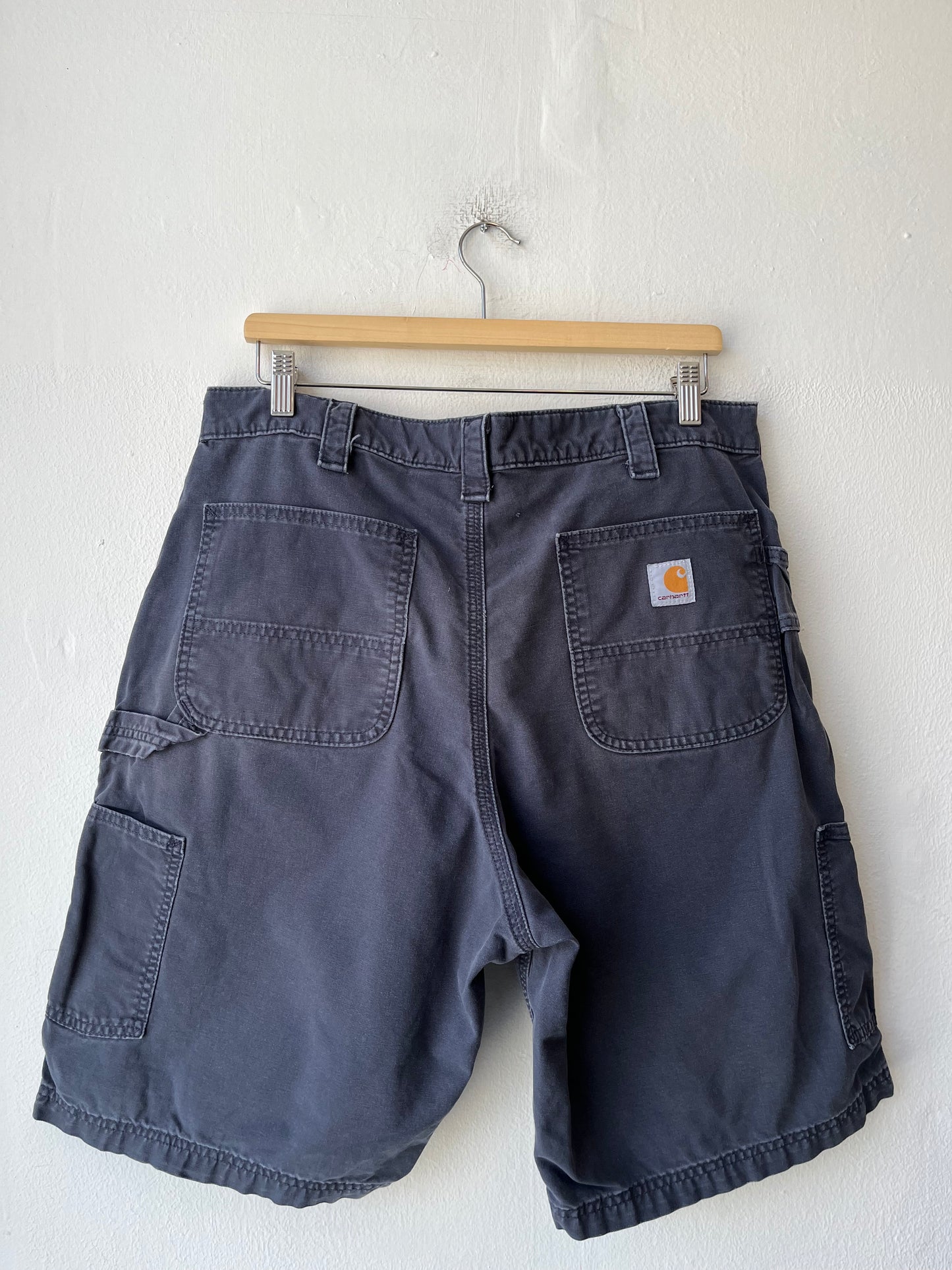 Y2K Navy Carhartt Shorts 35"
