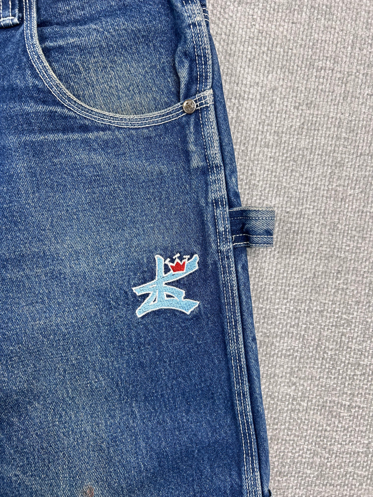 Y2K Baggy Denim Shorts 32"