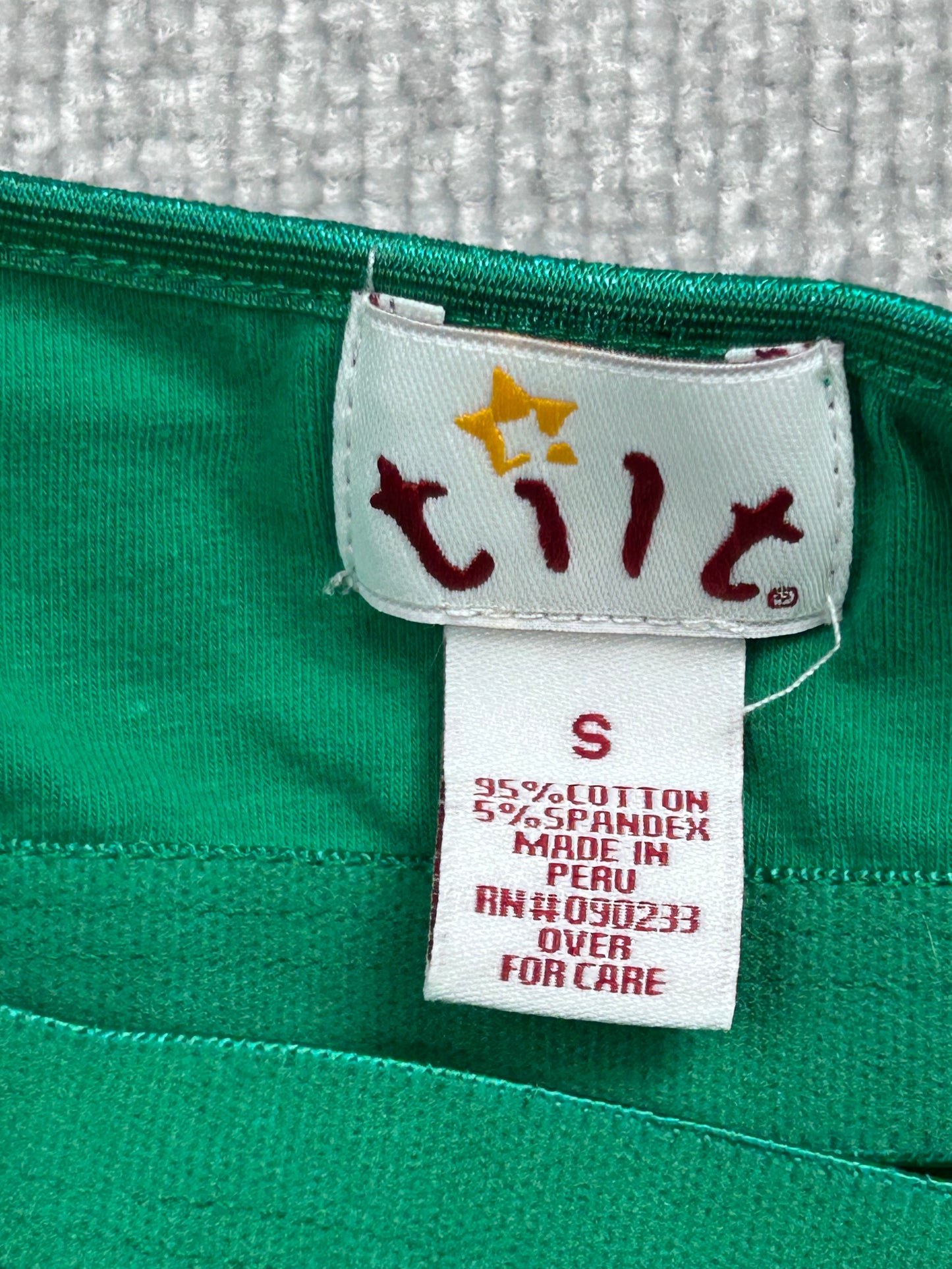 Y2K Green Cotton Camisole