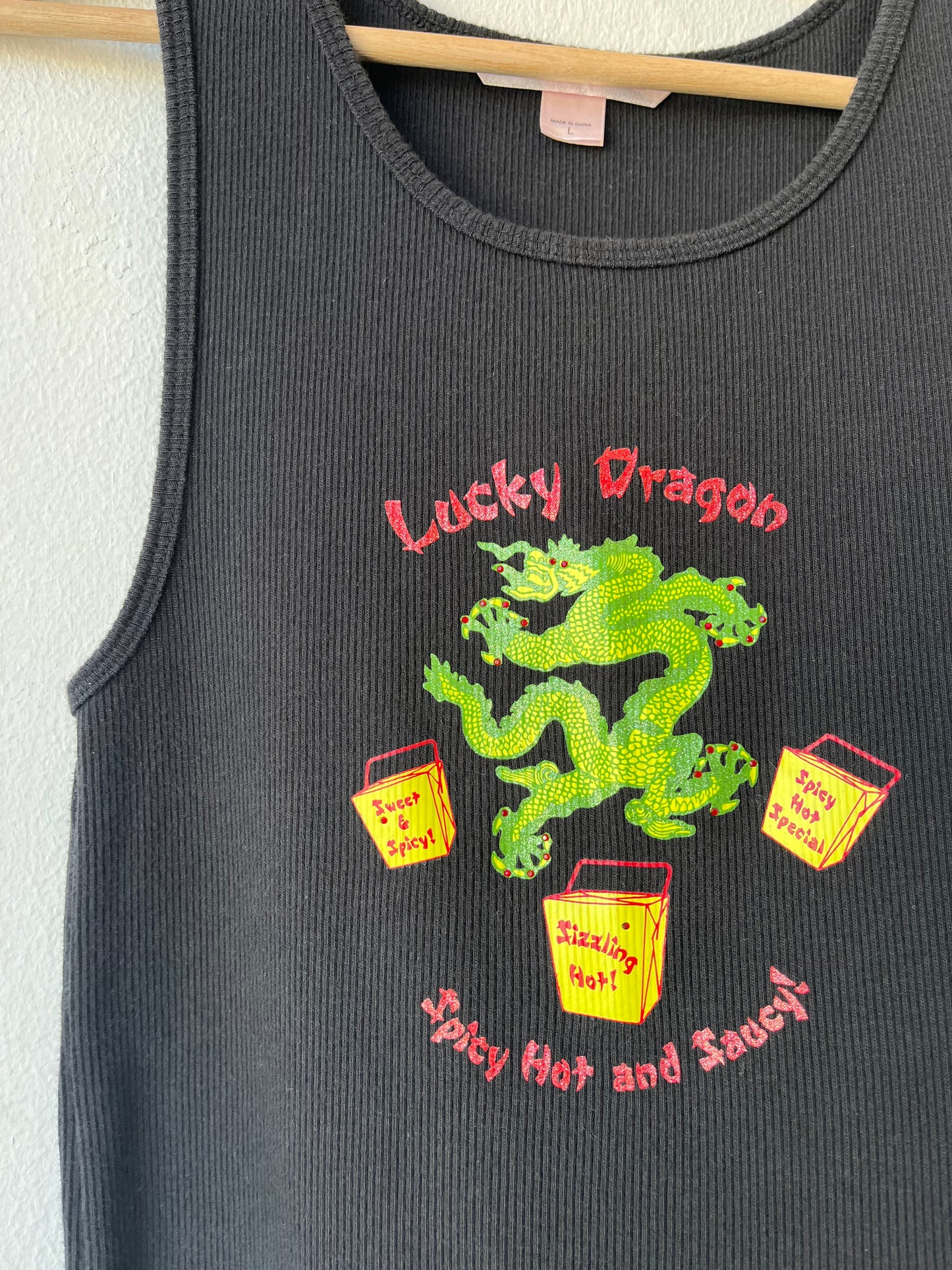 Y2K Lucky Dragon Tank Top