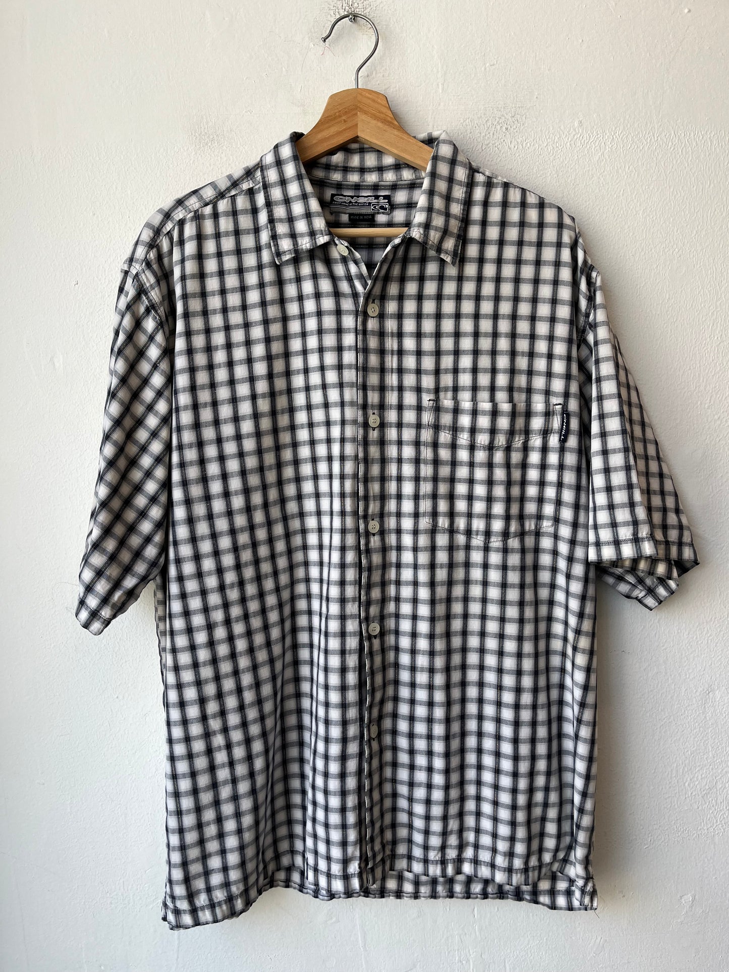 Y2K O'Neill Plaid Button Up Shirt