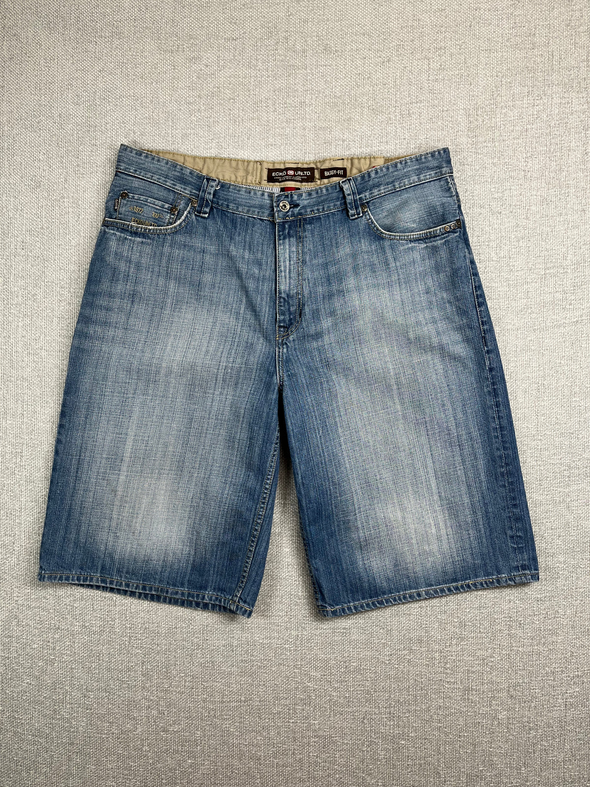 Y2K Ecko Baggy Denim Shorts 40"