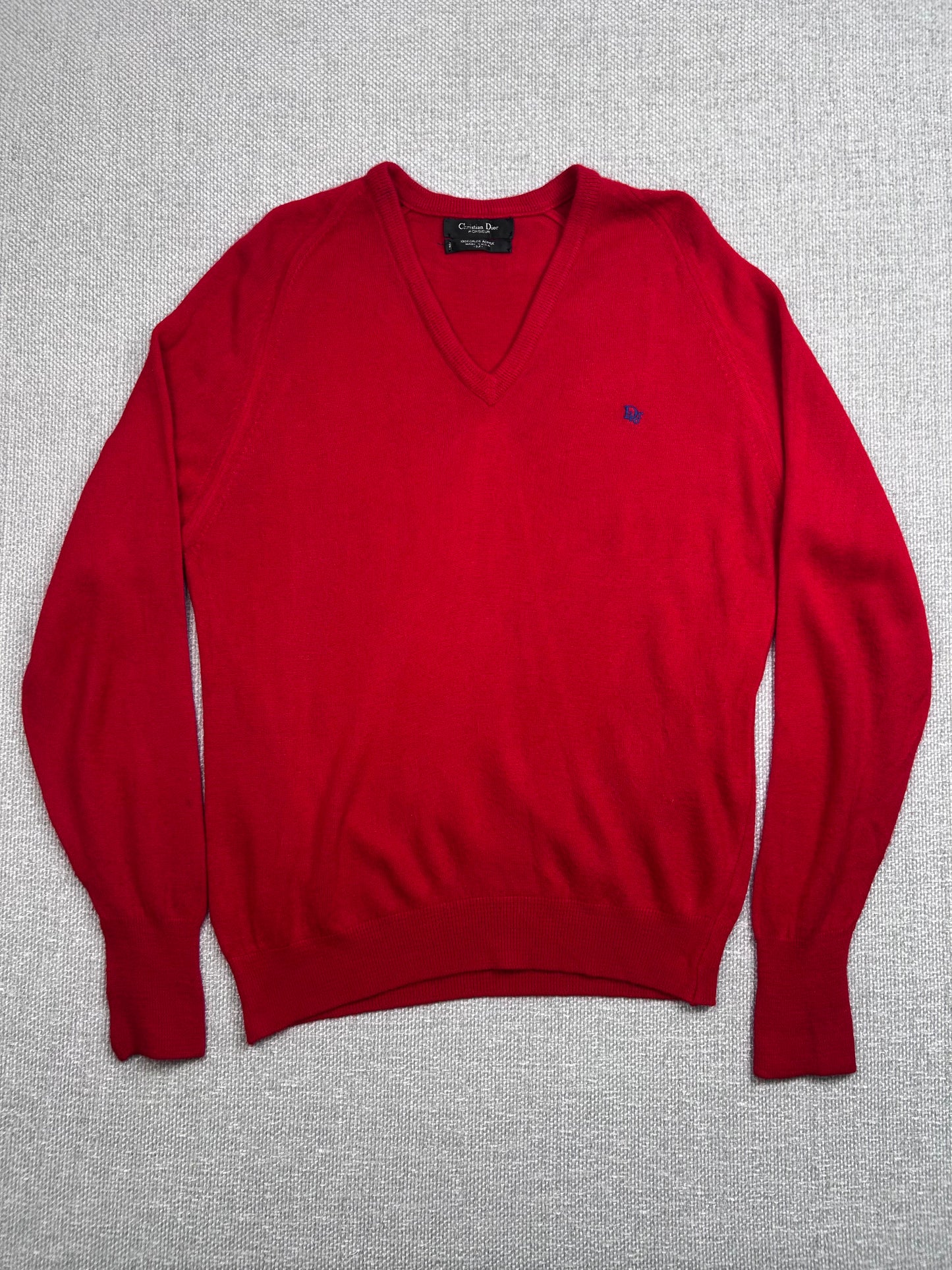 90’s Red Christian Dior Sweater