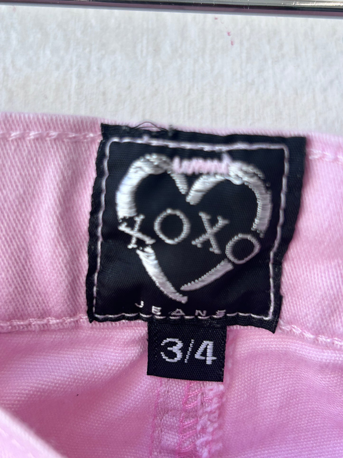 Y2K Pink Faded Mini Skirt 27”