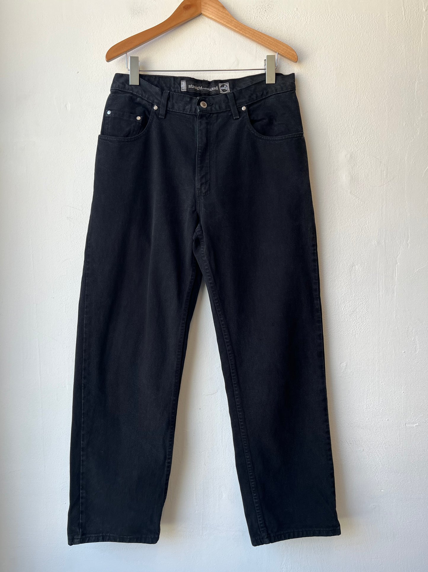 90's Levi's Silver Tab Black Jeans 34"