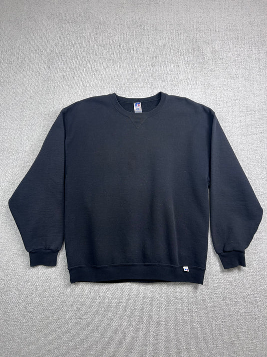 Y2K Black Crewneck Sweatshirt