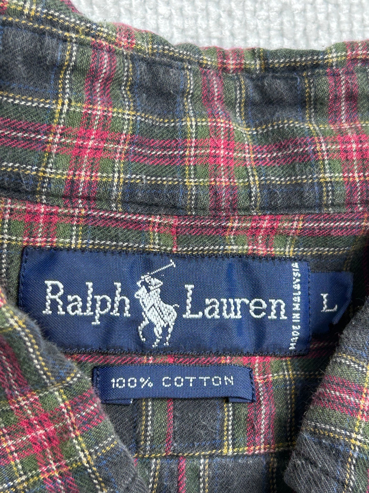 90’s Ralph Lauren Plaid Shirt