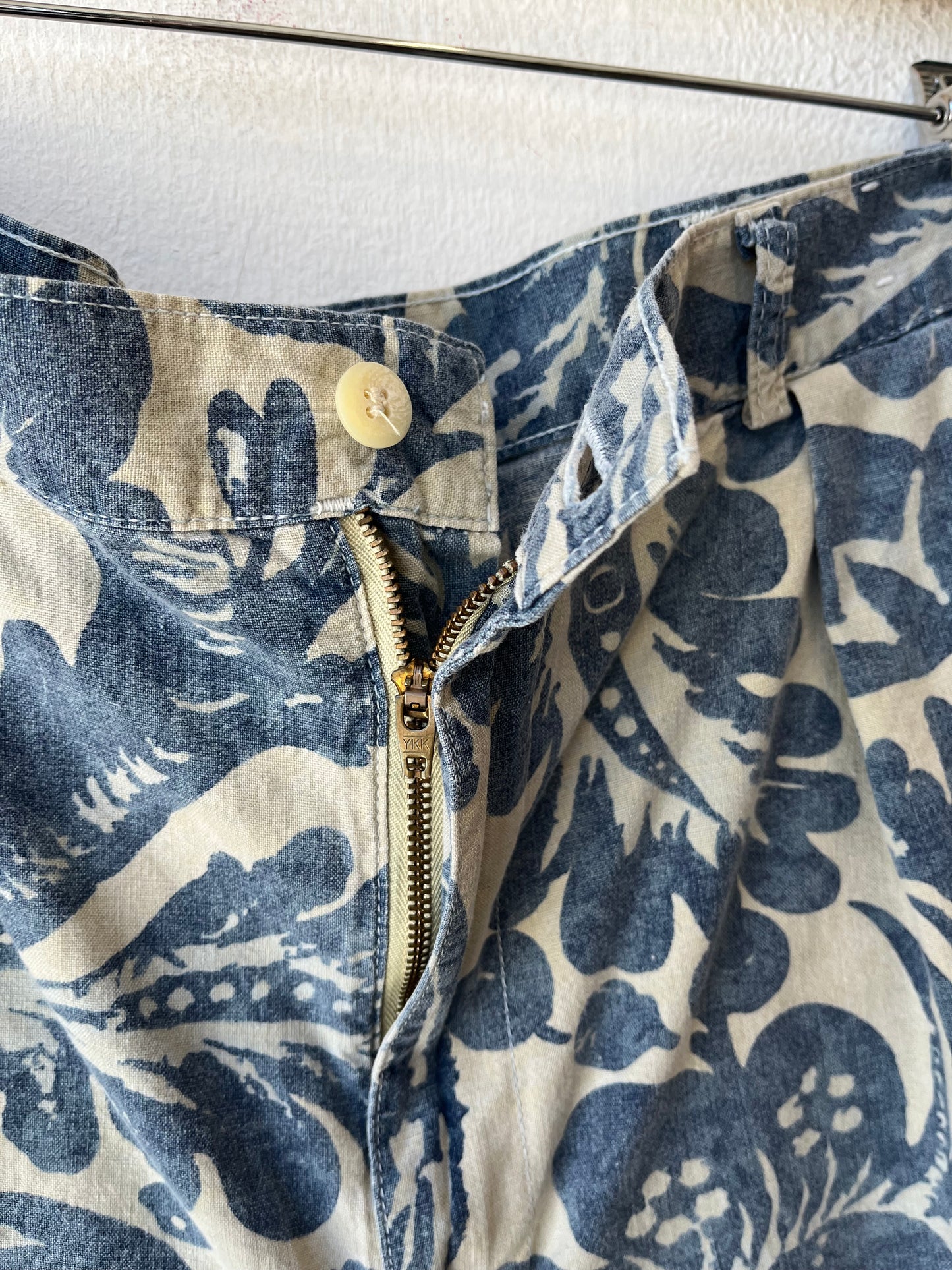 80's Polo Linen Shorts 34"