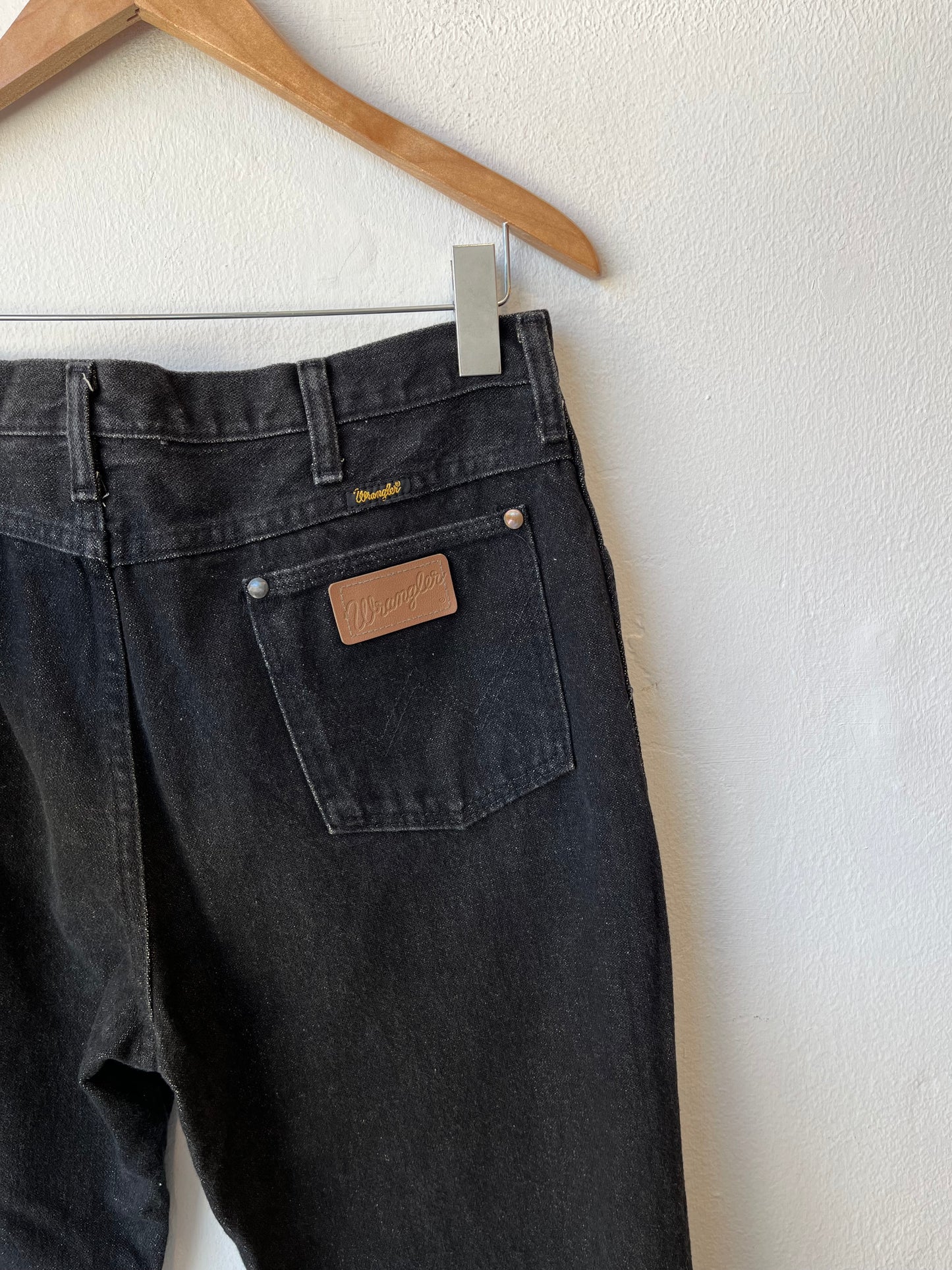 90's Wrangler Black Jeans 36"