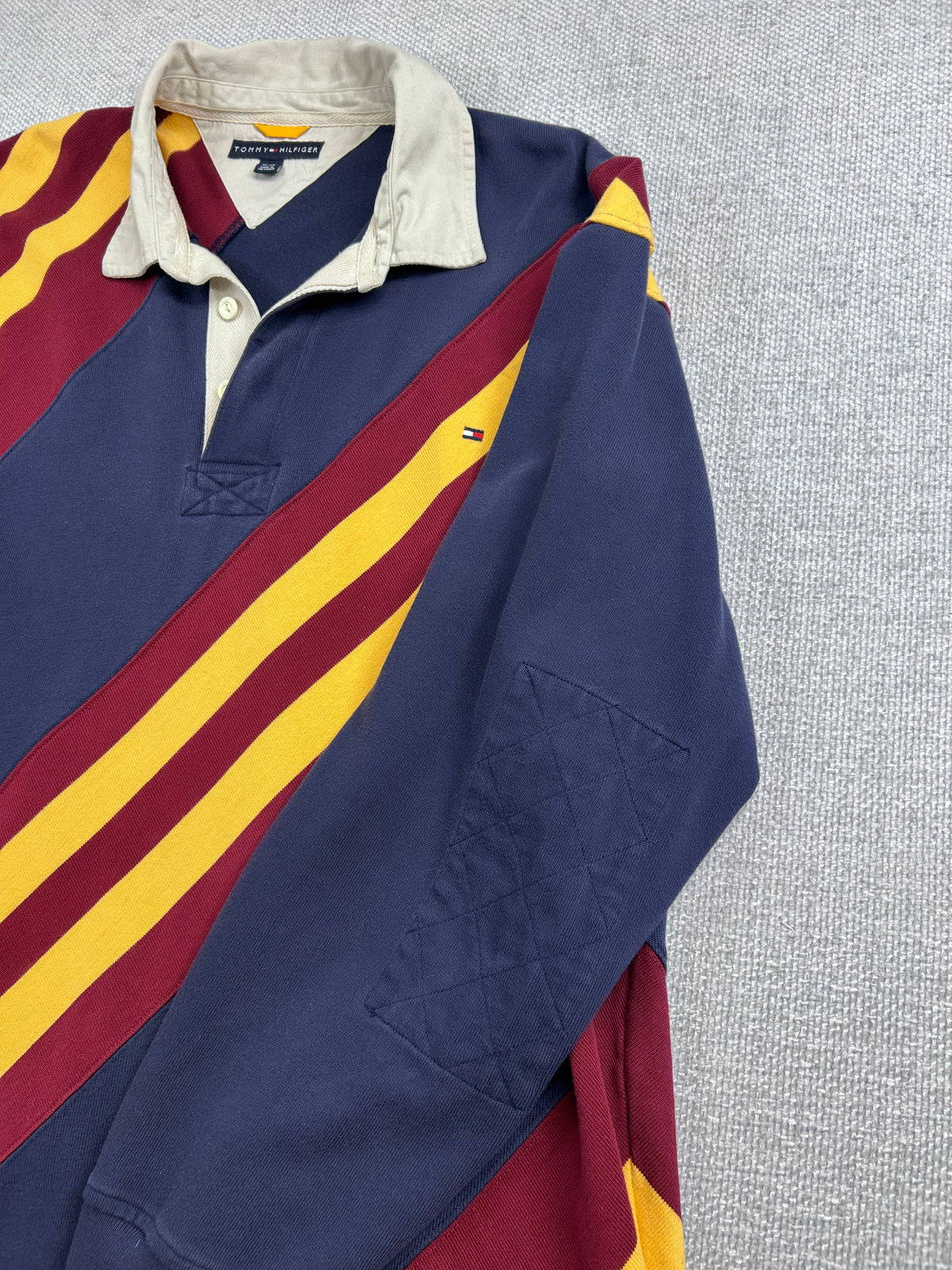 Y2K Striped Rugby Shirt