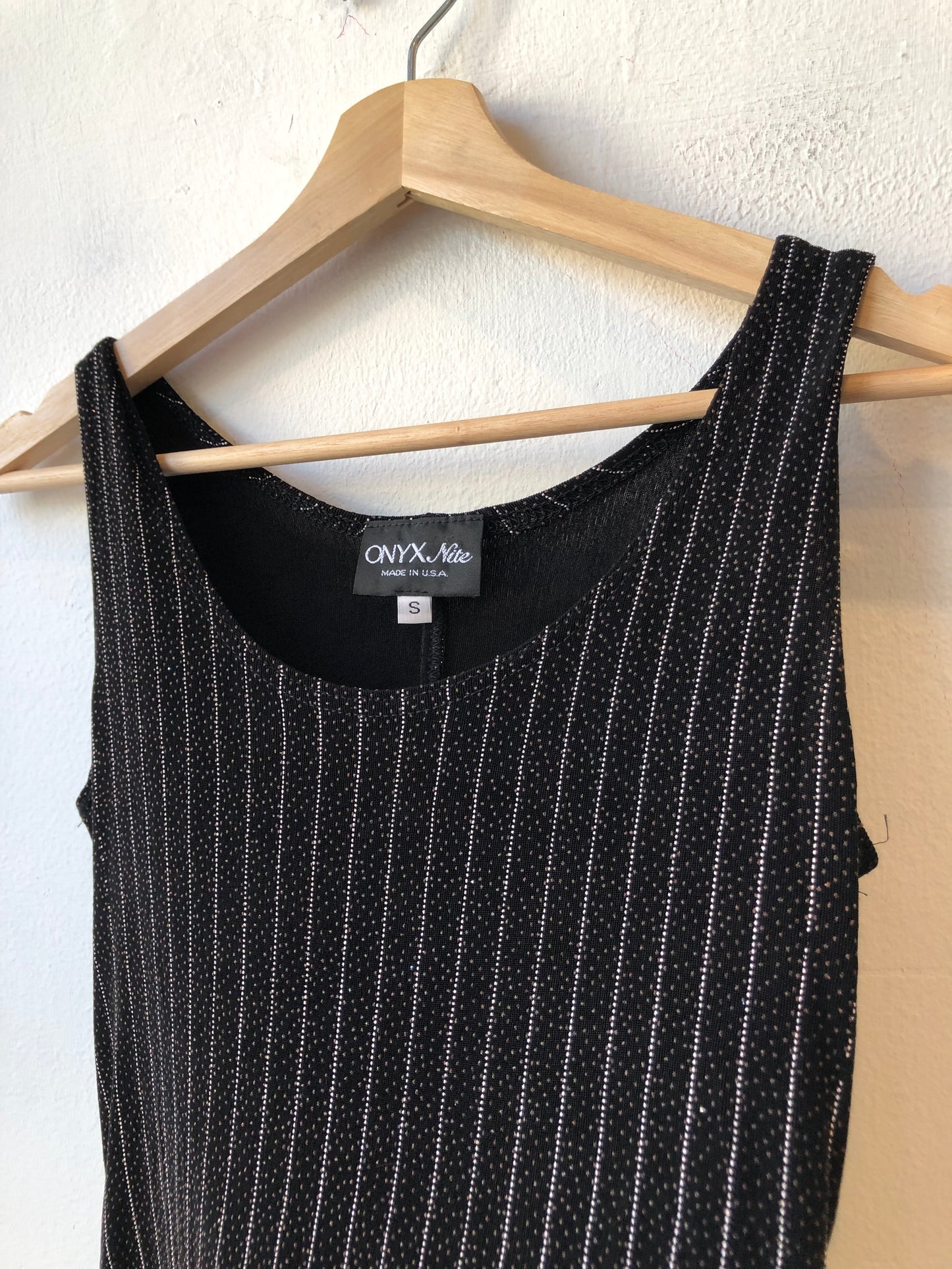 90's Sparkly Striped Tank