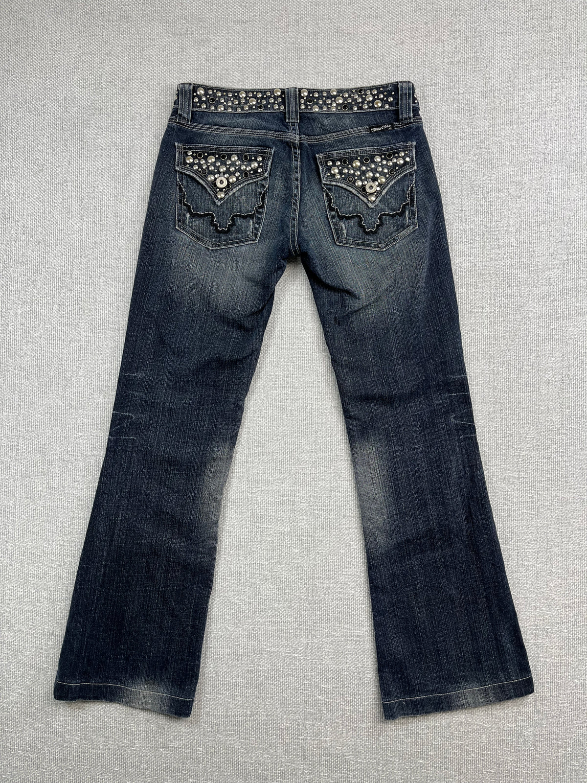 Y2K Studded Miss Me Jeans 28"