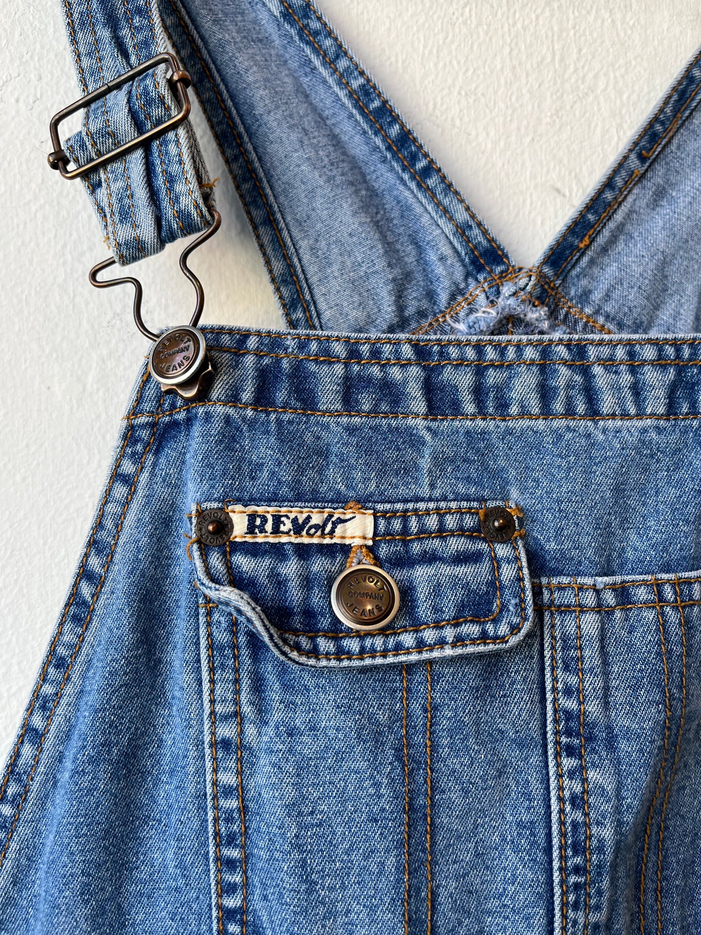 90's Revolt Denim Overalls