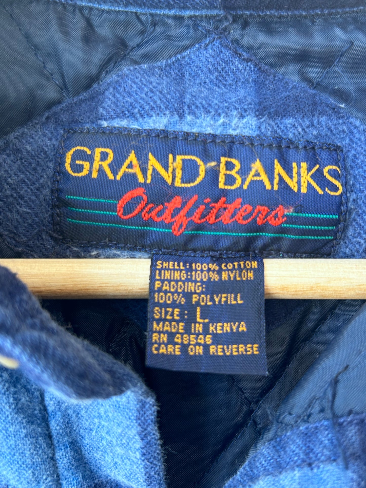 Y2K Lined Blue Flannel