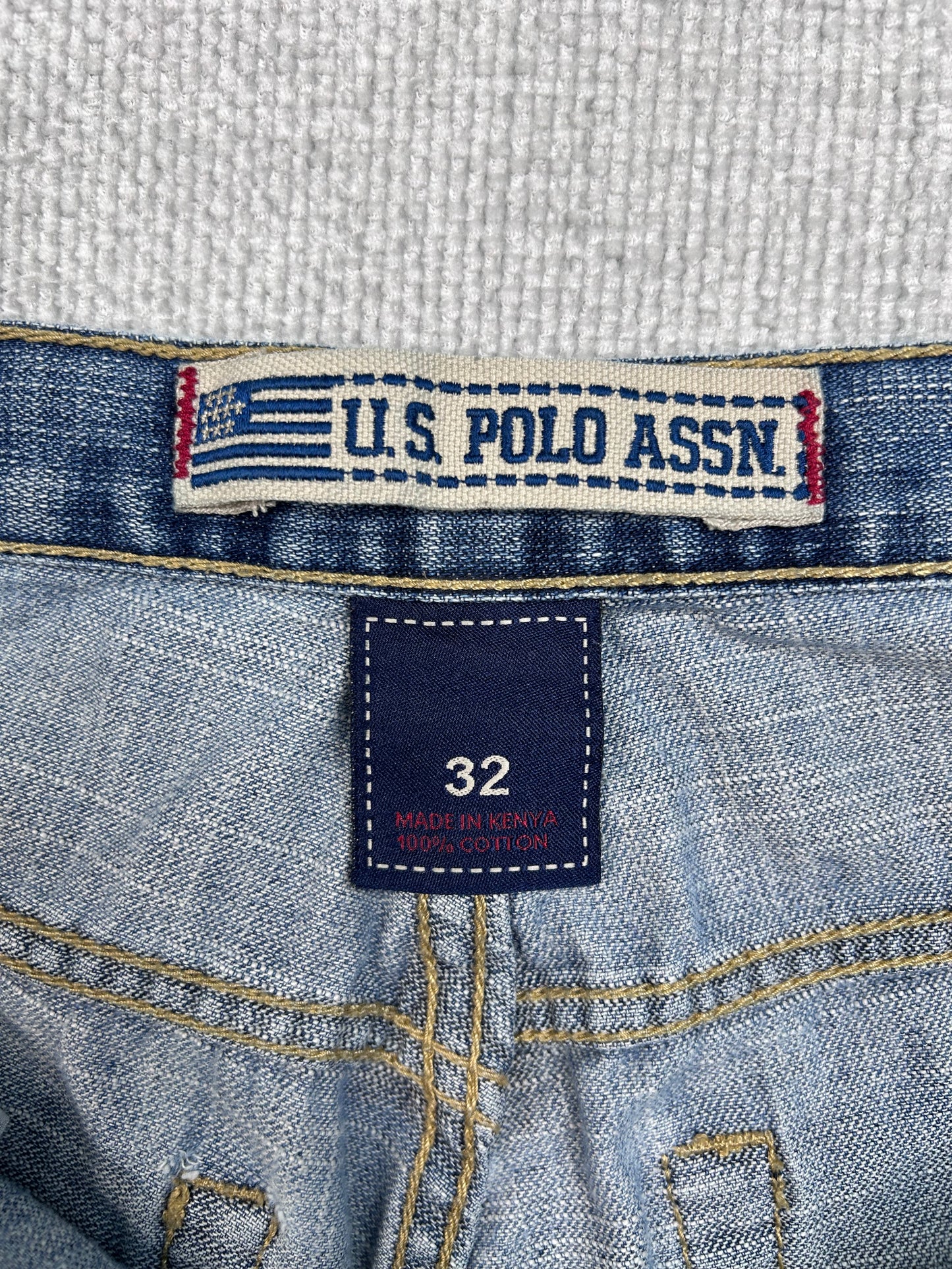Y2K Polo Assn. Denim Shorts 31"