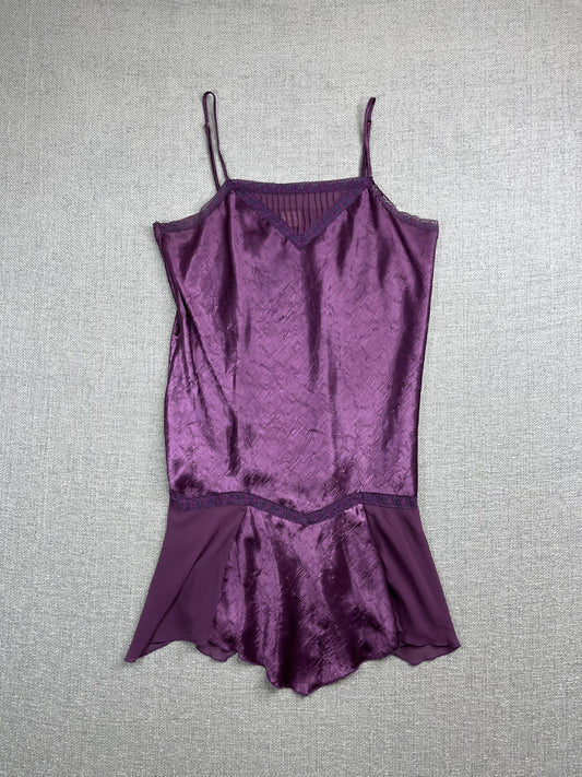 90's Purple Midi Dress