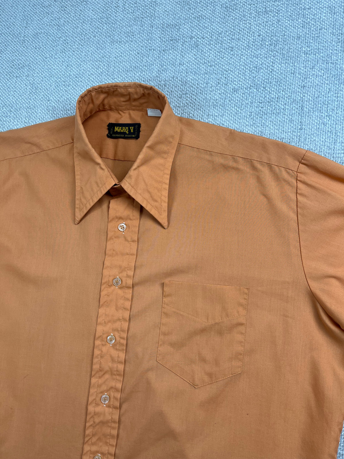 70's Coral Button Up Shirt