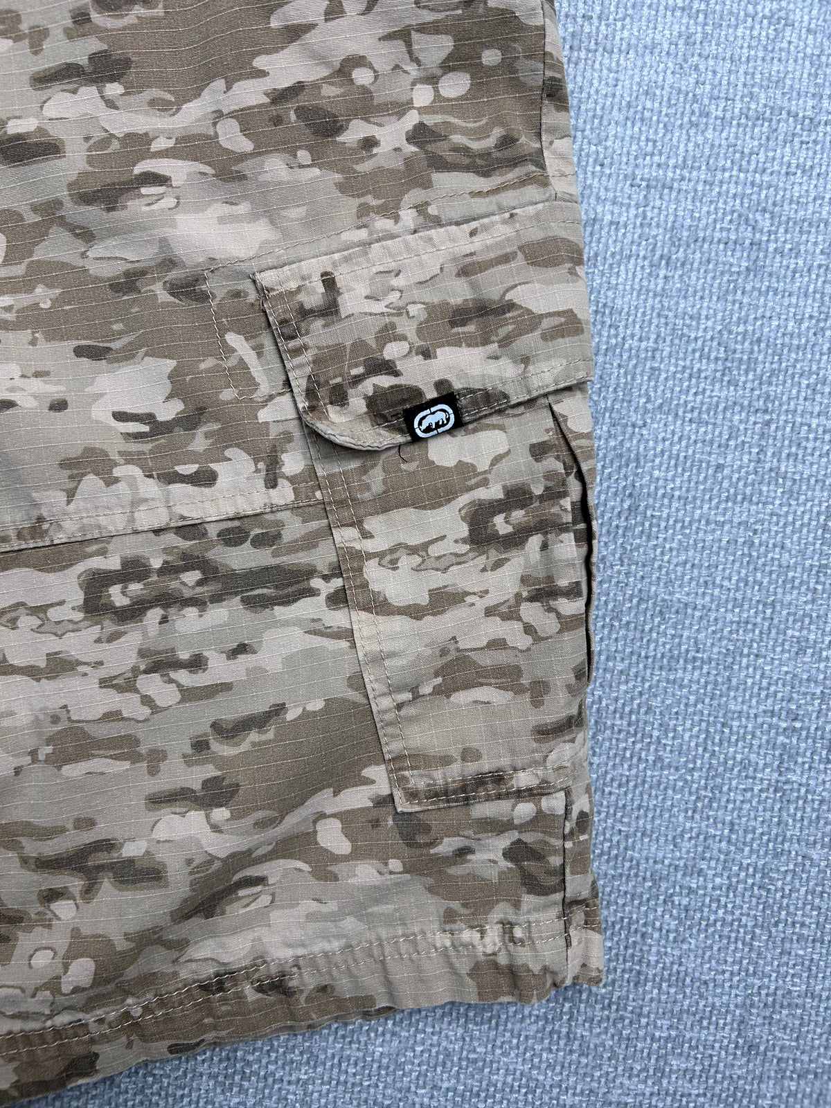 Y2K Camo Ecko Cargo Shorts 36"