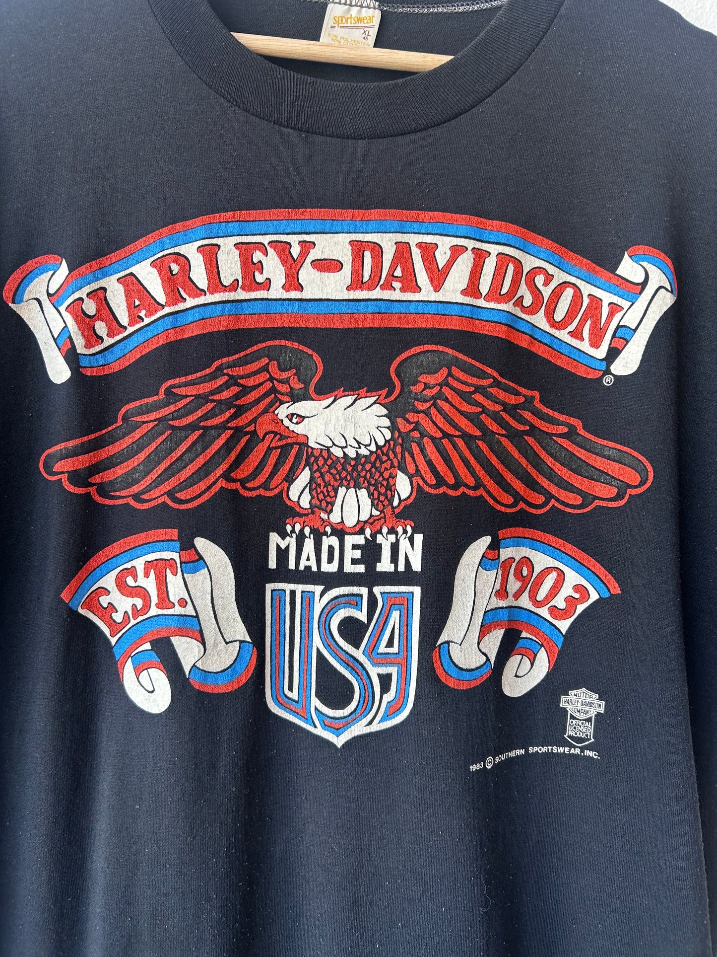 1983 Daytona Beach Harley Davidson T-Shirt