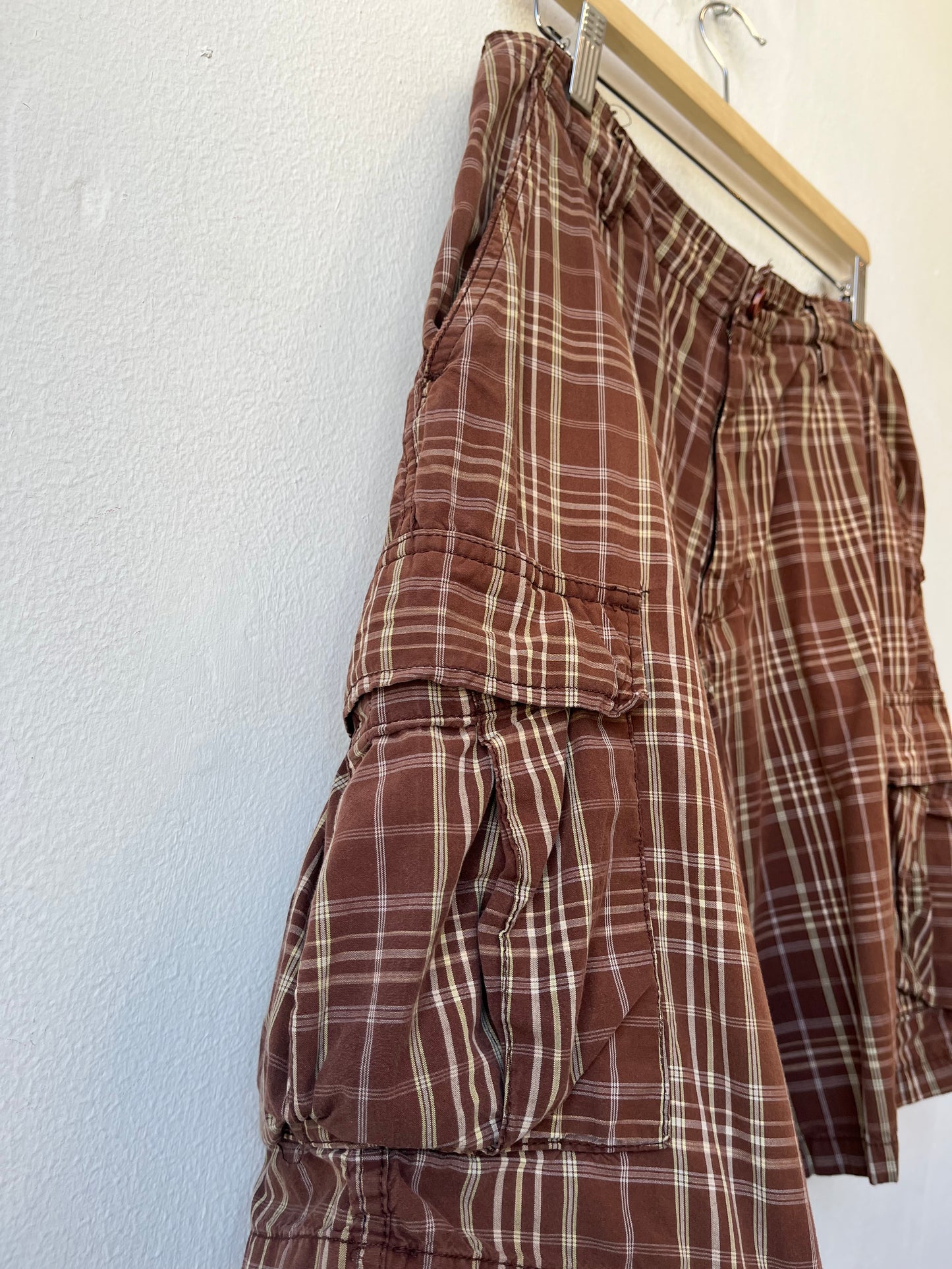 Y2K Stüssy Plaid Shorts 28-32"