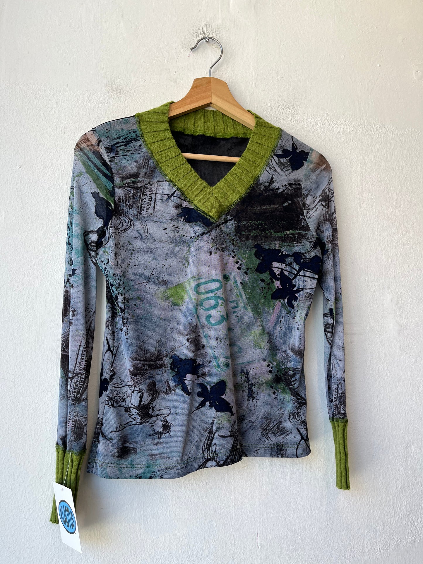 Y2K Mesh Long Sleeve Top