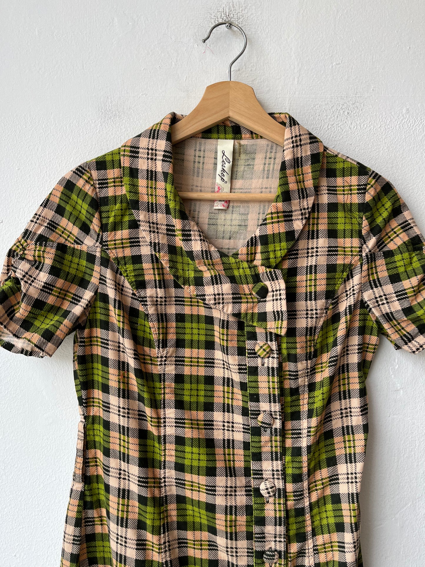 Y2K Plaid Mini Dress